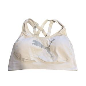 Puma Women's Beige Sports Bra